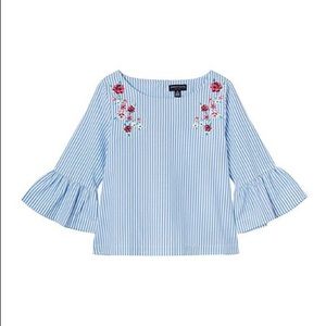 Girls Bell Sleeve Top
